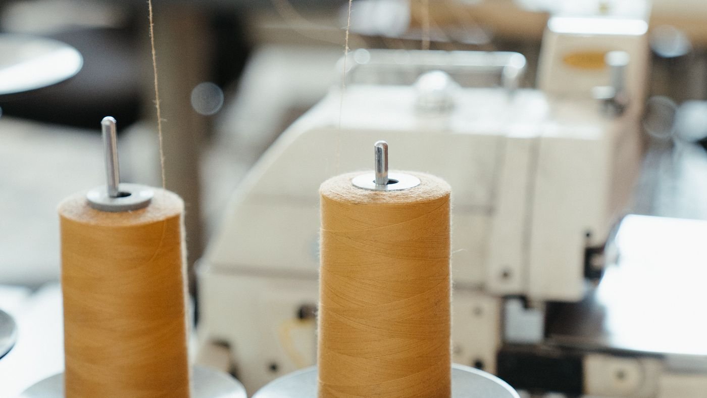 Machinery on a factory production line